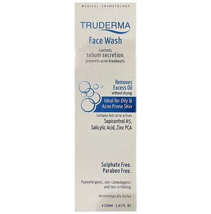 Regaliz Truderma Face Wash | For Oily & Acne Prone Skin | Paraben & Sulphate-Free - Classic Derma