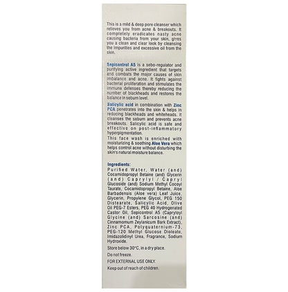 Regaliz Truderma Face Wash | For Oily & Acne Prone Skin | Paraben & Sulphate Free