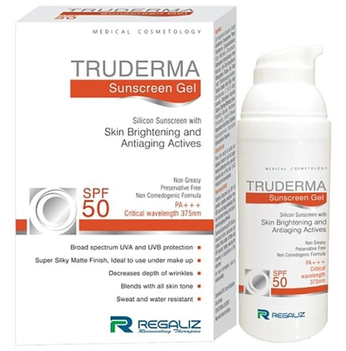 Regaliz Truderma SPF 50 Silicone Sunscreen Gel PA+++ - Classic Derma
