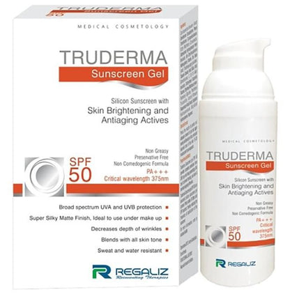 Regaliz Truderma SPF 50 Silicone Sunscreen Gel PA+++ - Classic Derma