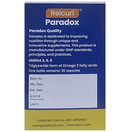 Reicuri Paradox Omega 3 Capsule