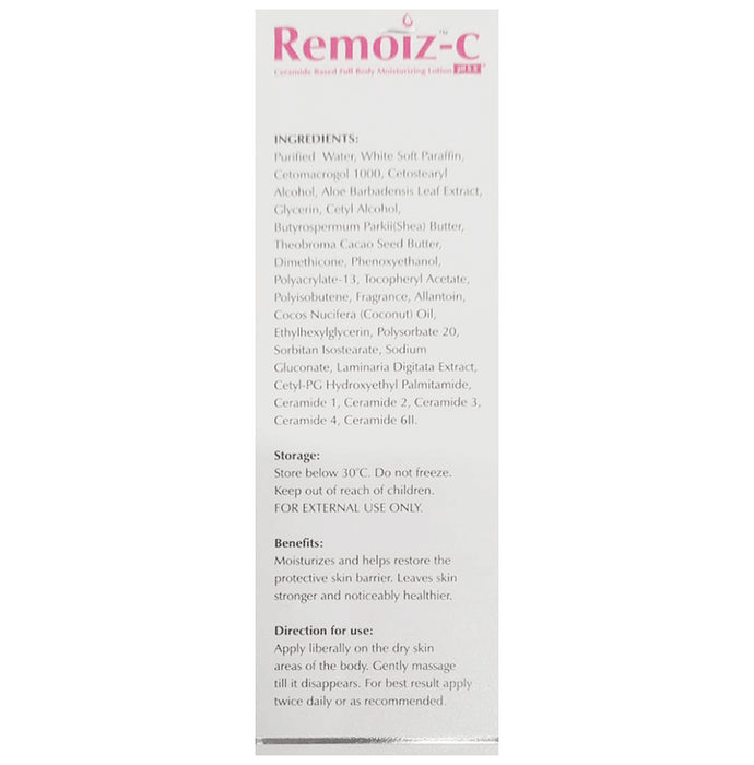 Remoiz C Ceramide Based Full Body Based Moisturizing Lotion