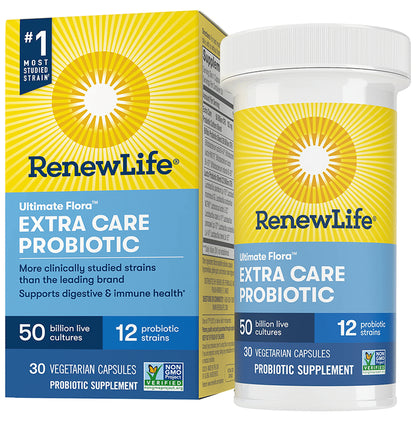 Renew Life Ultimate Flora Extra Care Probiotic Vegetarian Capsule - Classic Derma