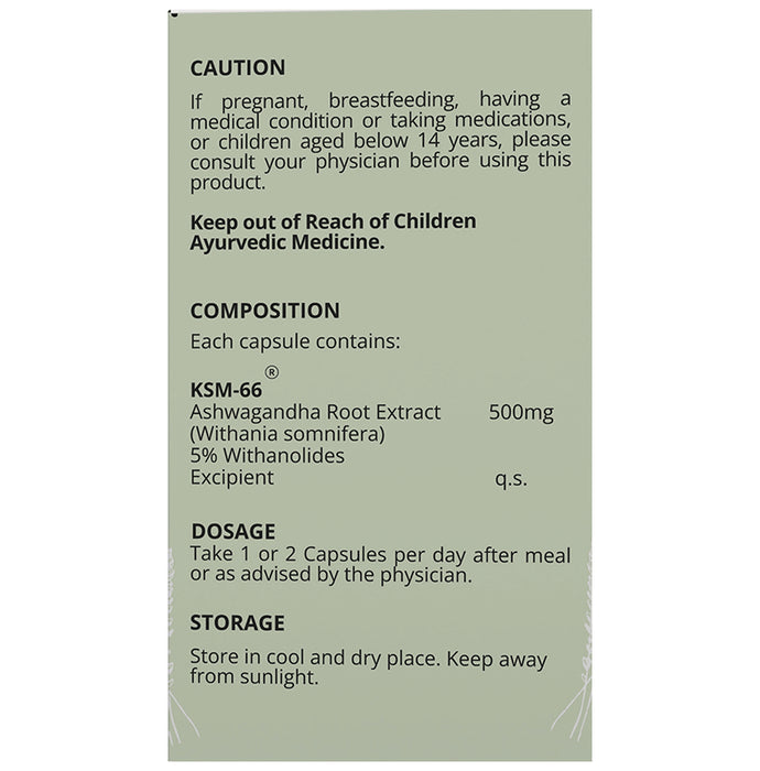 Renewwell KSM 66 Ashwagandha Capsules (60 Each)