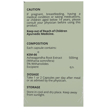 Renewwell KSM 66 Ashwagandha Capsules (60 Each)