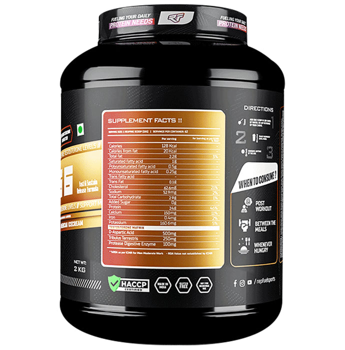 Repfuel Sports Strong 6 Whey Protein Powder American Ice Cream