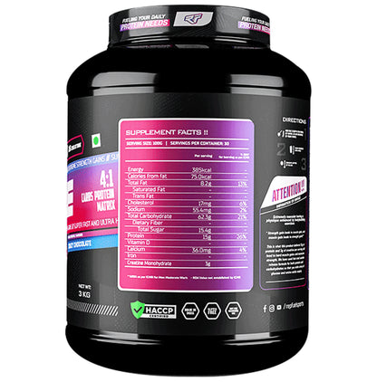 Repfuel Sports Swole Mass Gainer Powder Crazy Chocolate