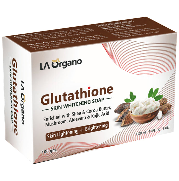 LA Organo Glutathione Skin Whitening Soap Shea and Cocoa Butter - Classic Derma
