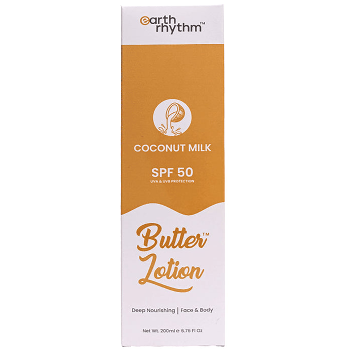 Earth Rhythm Coconut Milk Butter Lotion SPF 50 - Classic Derma