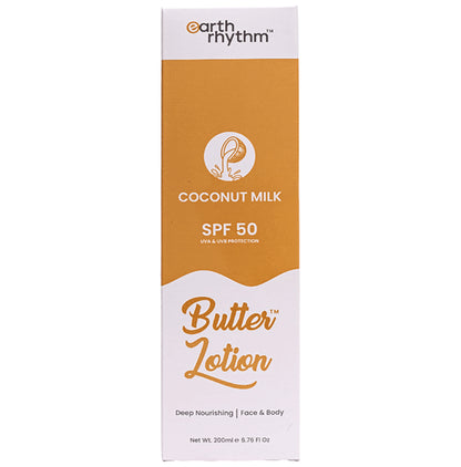 Earth Rhythm Coconut Milk Butter Lotion SPF 50 - Classic Derma
