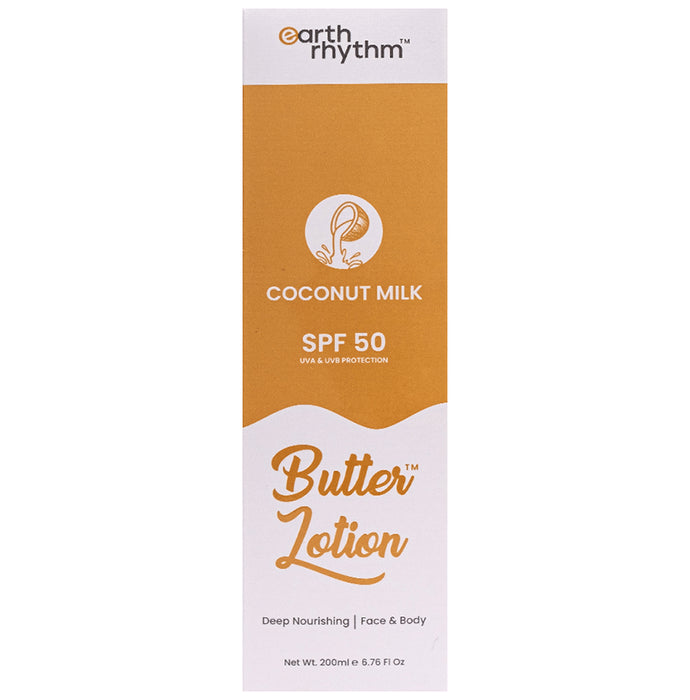 Earth Rhythm Coconut Milk Butter Lotion SPF 50 - Classic Derma