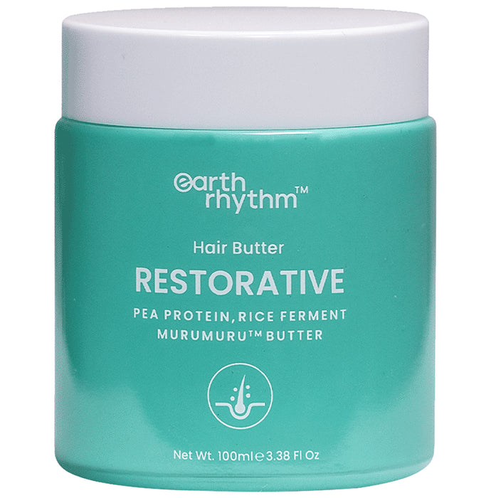 Earth Rhythm Restorative Hair Butter with Pea Protein, Murumuru Butter & Rice Ferment - Classic Derma