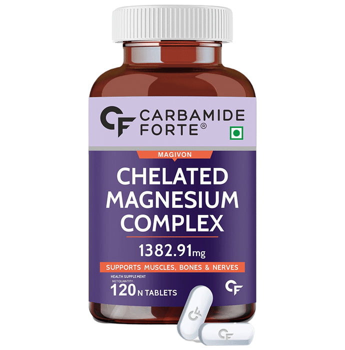 Carbamide Forte Chelated Magnesium Complex for Muscles, Bones & Nerves | Tablet - Classic Derma
