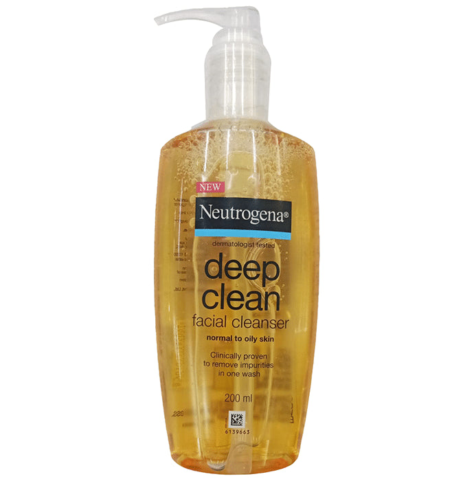 Neutrogena Deep Clean Facial Cleanser with Salicylic Acid | For Acne Prone Skin - Classic Derma