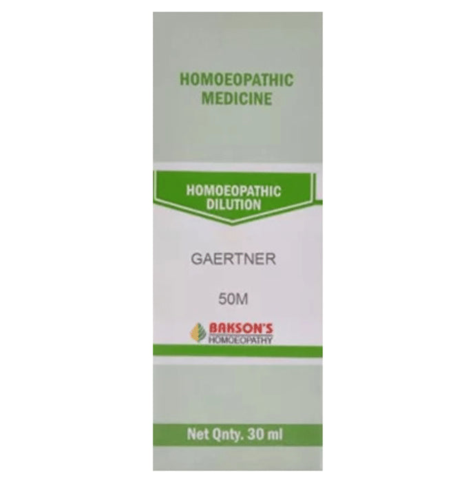 Bakson's Homeopathy Gaertner Dilution 50M - Classic Derma