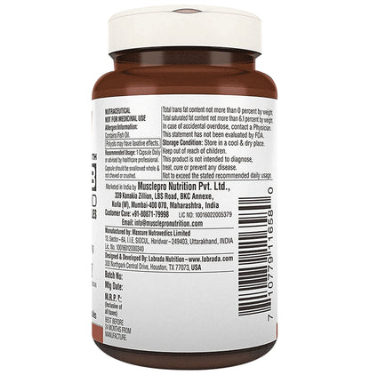 Labrada Double Strength Omega 3 Fatty Acid Soft Gelatin Capsule