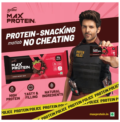 RiteBite Max Protein Ultimate Bar | Flavour Choco Berry