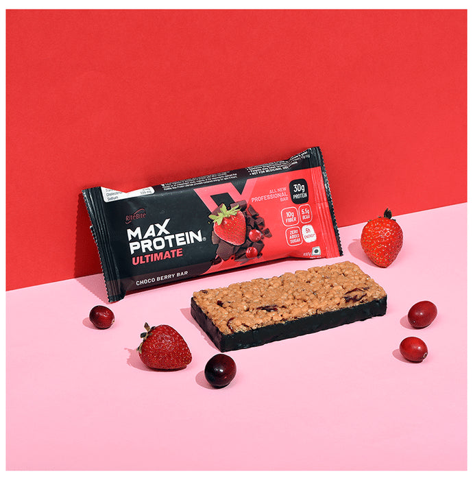 RiteBite Max Protein Ultimate Bar | Flavour Choco Berry