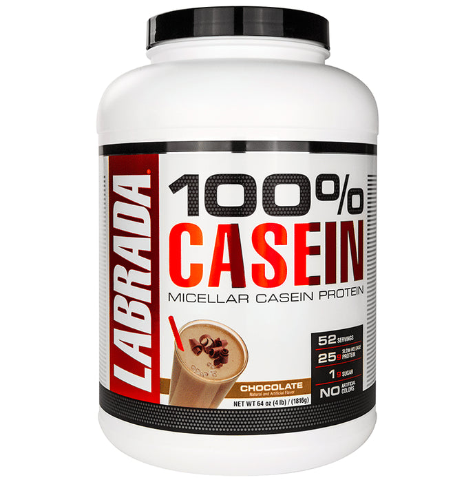 Labrada Nutrition 100% Casein Powder Chocolate - Classic Derma