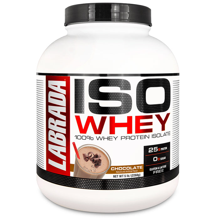 Labrada Nutrition Iso Whey 100% Whey Protein Isolate Chocolate - Classic Derma