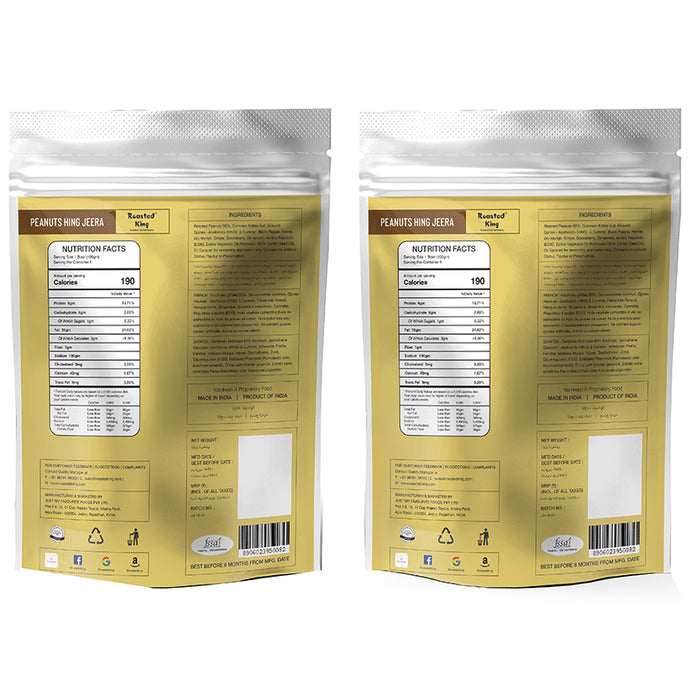 Roasted King Peanuts (150gm Each) Hing-Jeera