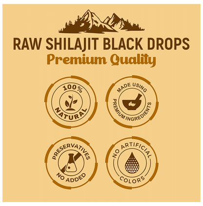 Rock Gold Raw Shilajit Black Drop
