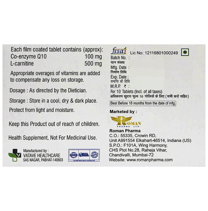 Roman Pharma Roma-Q Tablet