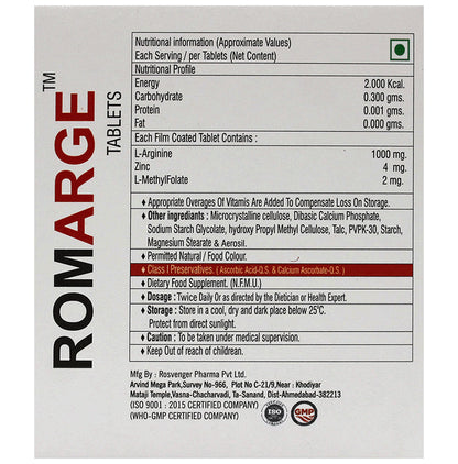 Roman Pharma Romarge Tablet
