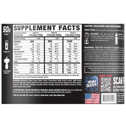 Ronnie Coleman King Mass XXL Milk Chocolate Powder