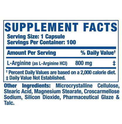 Ronnie Coleman L-Arginine XS 100 Capsule