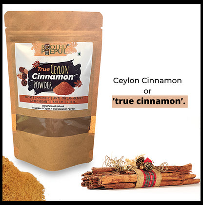 Rooted Peepul True Ceylon Cinnamon Powder