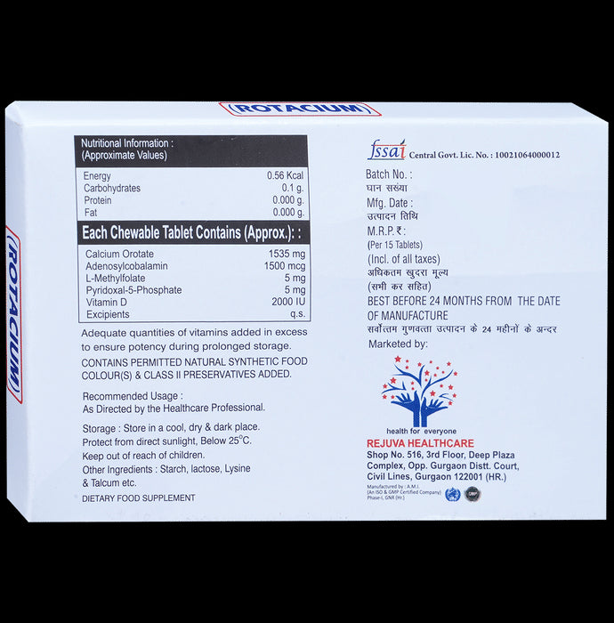 Rotacium Chewable Tablet