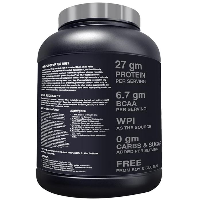 Royalent Iso Whey Protein Chocolate