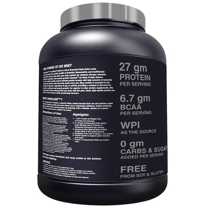 Royalent Iso Whey Protein Chocolate