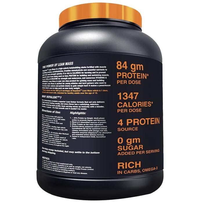 Royalent Lean Mass Gainer Banana