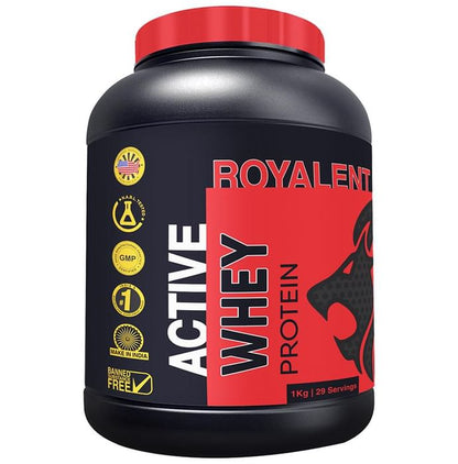 Royalent Whey Active Protein Powder Strawberry - Classic Derma