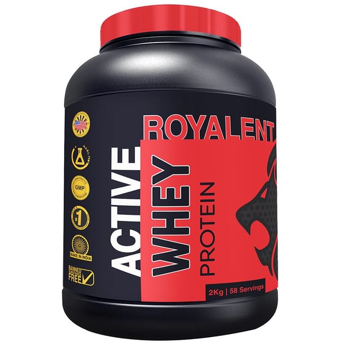 Royalent Whey Active Protein Powder Strawberry - Classic Derma