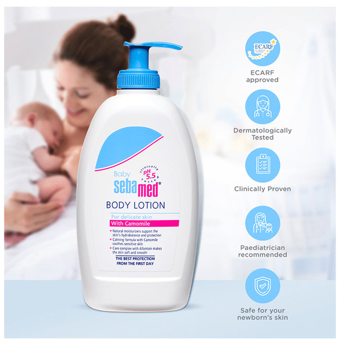 Sebamed Baby Lotion with Camomile & Allantoin | For Sensitive Skin