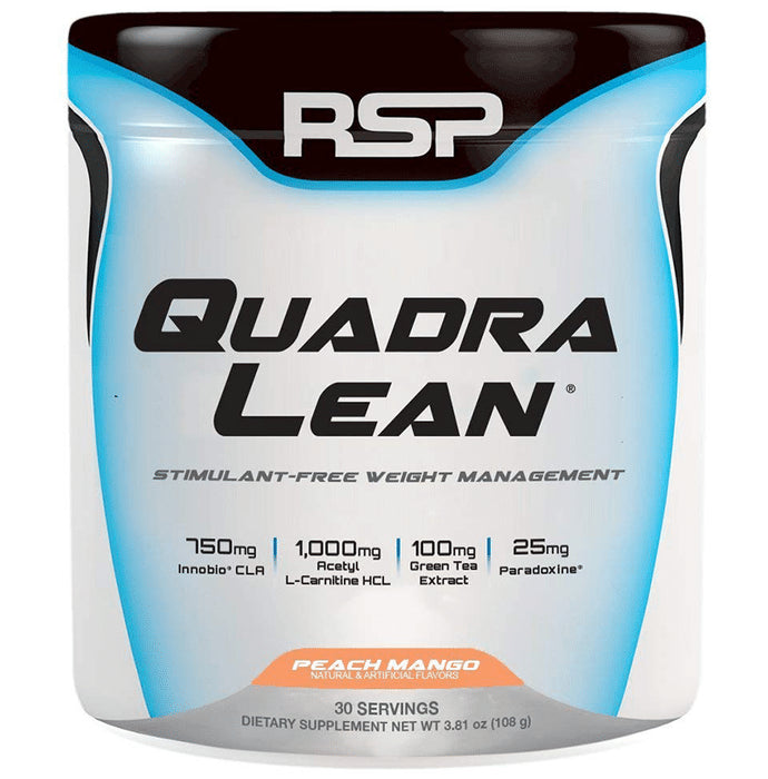 RSP Nutrition Quadra Lean Powder Peach Mango - Classic Derma