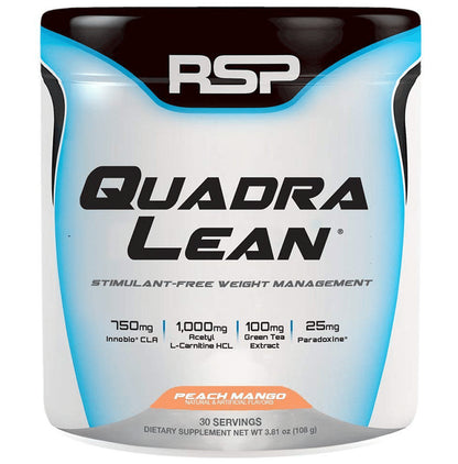 RSP Nutrition Quadra Lean Powder Peach Mango - Classic Derma