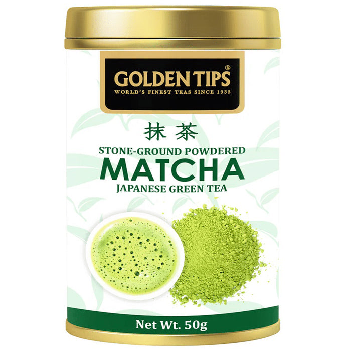 Golden Tips Matcha Japanese Green Tea Powder - Classic Derma