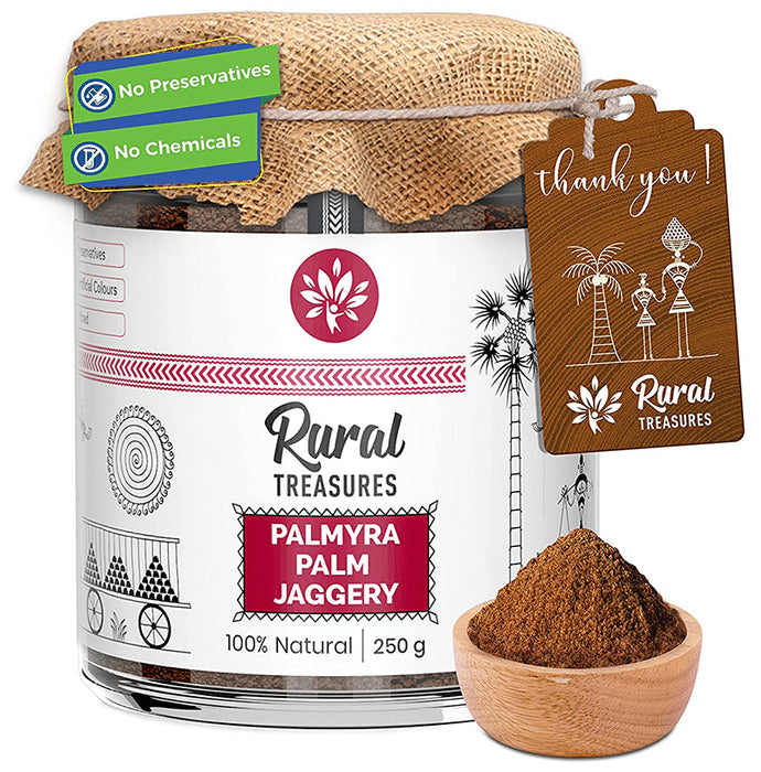 Rural Treasures Palmyra Palm Jaggery Powder - Classic Derma