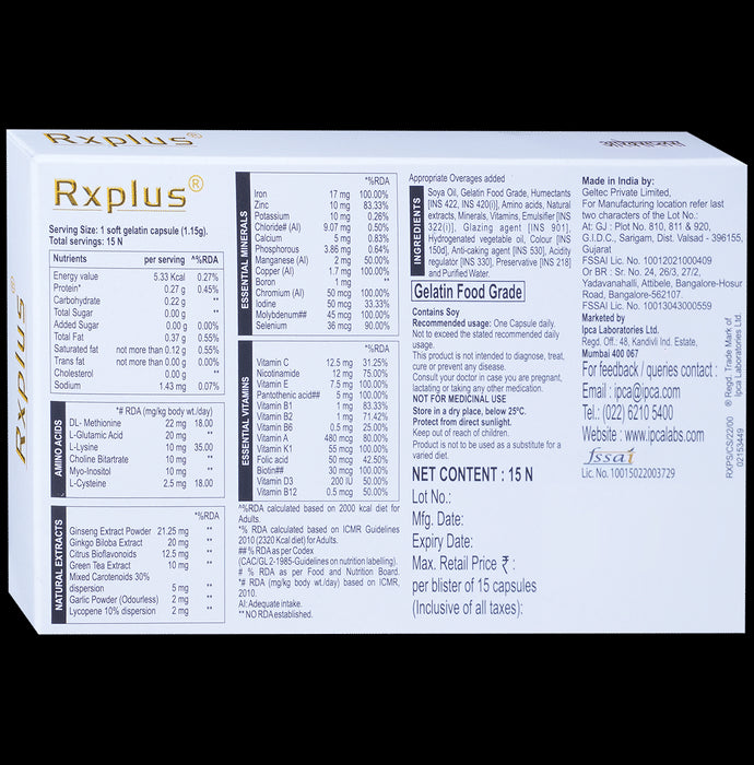 RX Plus Capsule