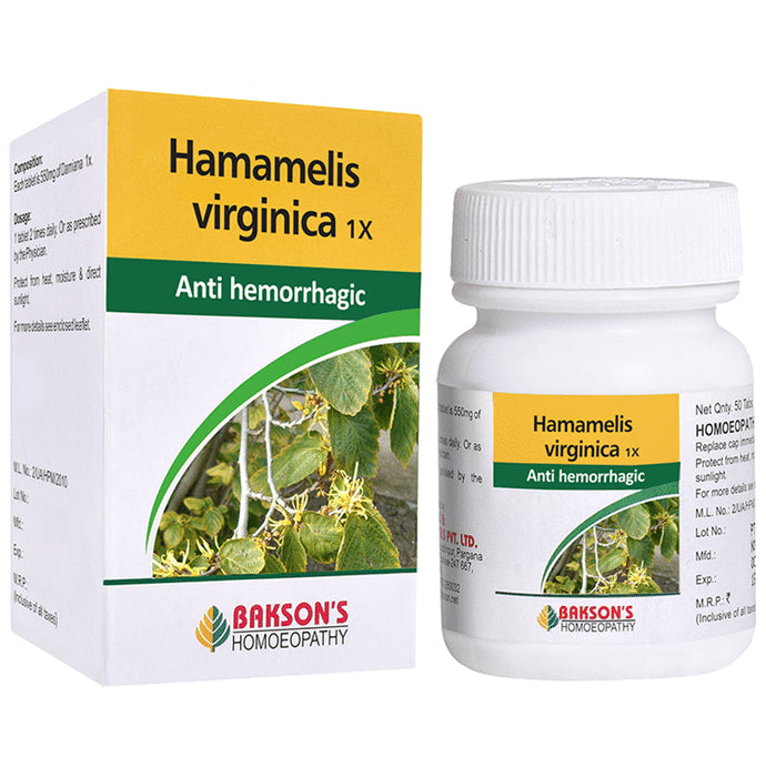 Bakson's Homeopathy Hamamelis Virginica 1X - Classic Derma