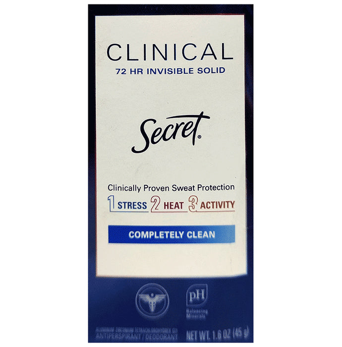 Secret Clinical 72 HR Invisible Solid Secret Deodorant - Classic Derma