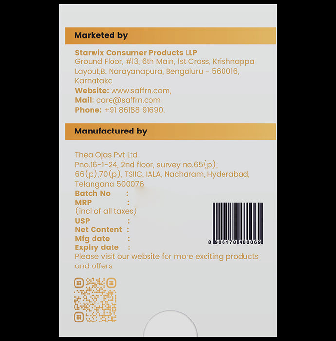 Saffr'n Acne Erase Cream