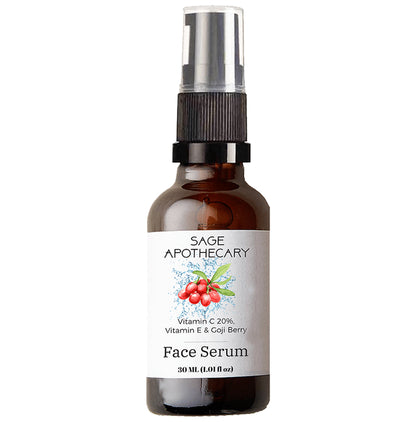 Sage Apothecary Vitamin C 20%, Vitamin E & Coji Berry Face Serum