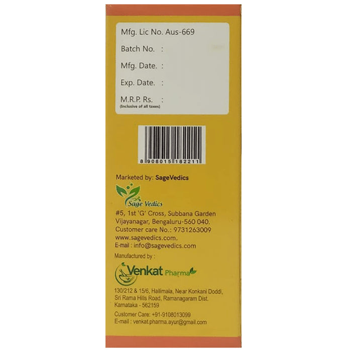Sage Vedics Venvir Junior Syrup