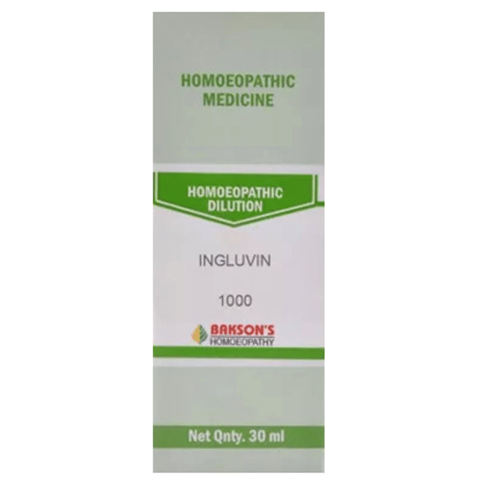 Bakson's Homeopathy Ingluvin Dilution 1000 CH - Classic Derma