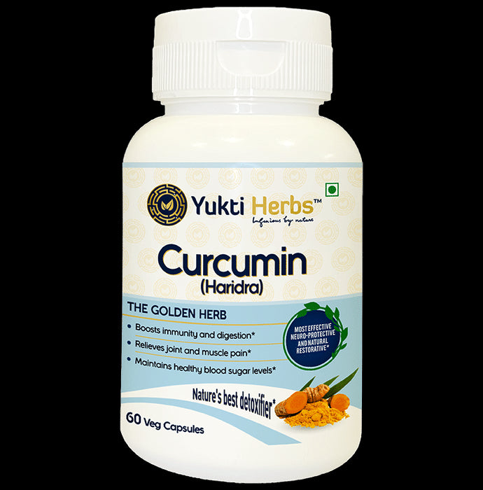 Yukti Herbs Curcumin (Haridra) Veg Capsule - Classic Derma